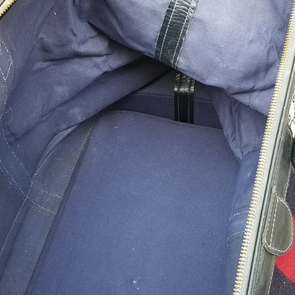 Fabulous Rare Vintage Gucci web travel weekender Boston Train Case luggage bag - Picture 14 of 16